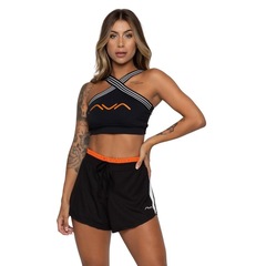 Top Fitness AVA Fitness Elástico Cruzado e Silk - Adulto - Foto 4