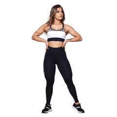 Top Fitness AVA Fitness Suplex com Detalhe - Adulto - Foto 4