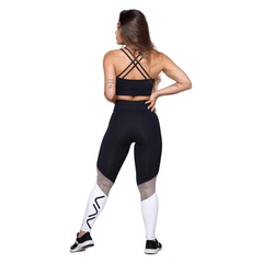 Top Fitness AVA Fitness Suplex com Detalhe - Adulto - Foto 6