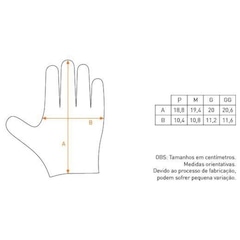 Luvas Tática Invictus Bunker Palma Gel - Foto 3