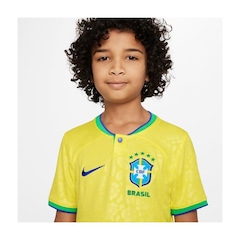 Camisa do Brasil Torcedor Pro I 22/23 Nike - Infantil - Foto 3