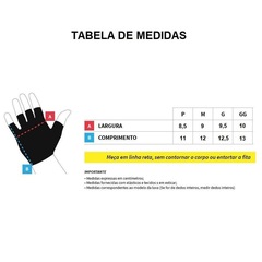 Luva para Ciclismo TSW Comp Gel Mod. 02 Dedo Médio - Foto 4
