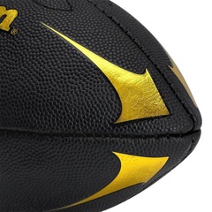 Bola de Futebol Americano Wilson Hot Route JR Black - Foto 3