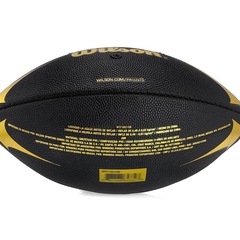 Bola de Futebol Americano Wilson Hot Route JR Black - Foto 4