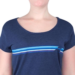Camiseta Babolat Exercise Stripes Tee - Feminina - Foto 4
