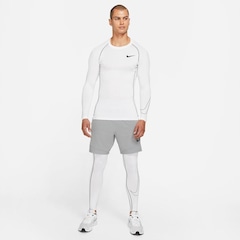 Camiseta Nike Pro Dri-FIT Manga Longa - Masculina - Foto 4