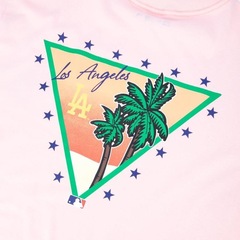Camiseta Regular New Era Mlb Los Angeles Dodgers Vacation - Masculina - Foto 4