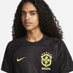 Camisa de Goleiro do Brasil Nike Preta Torcedor Pro 22/23 - Masculina - Foto 3