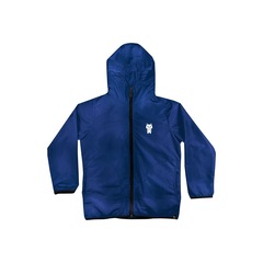 Jaqueta Corta Vento Light Infantil Azul Menina WSS Cat - Foto 1