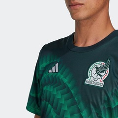 Camisa Pré-Jogo do México adidas - Masculina - Foto 9