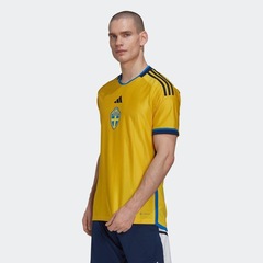 Camisa 1 da Suécia 22 adidas - Masculina - Foto 6