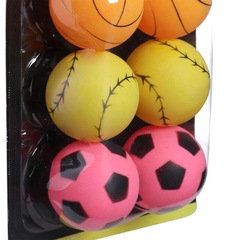 Bola de Tênis de Mesa Yashima Motivos - 6 Bolas Sortidas - Foto 3