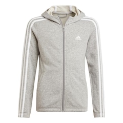 Blusão de Moletom com Capuz Essentials 3 Stripes - Infantil - Foto 1