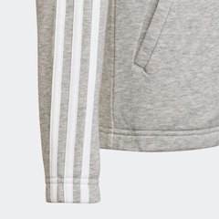 Blusão de Moletom com Capuz Essentials 3 Stripes - Infantil - Foto 5