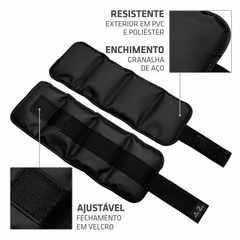 Kit de Treinamento Muvin: Colchonete D50 - 85cm x 50cm x 2cm + Caneleira de Peso - 2kg + Corda Pular Ajustável - Foto 6