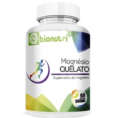 Magnésio Quelado Concentrado 100% Puro 500mg Bionutri - 60 Caps - Foto 1