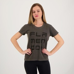 Camiseta Futfanatics Flamengo Leave - Feminina - Foto 1