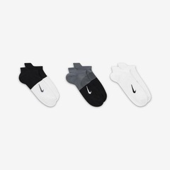 Kit de Meias Cano Curto Nike Everyday Plus Lightweight - Feminina - 3 Pares - Foto 3