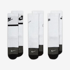 Kit de Meias Cano Alto Nike Everyday - Infantil - 3 Pares - Foto 2
