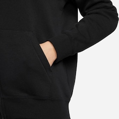 Jaqueta Fleece com Capuz Nike Sportswear Club - Feminina - Foto 4