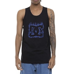 Camiseta Regata DC Shoes Blue Flame - Masculina - Foto 1