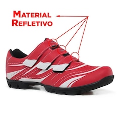 Tênis Sapatilha Ciclismo New Fox Bike Reflective - Unissex - Foto 5