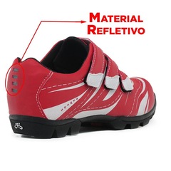 Tênis Sapatilha Ciclismo New Fox Bike Reflective - Unissex - Foto 4