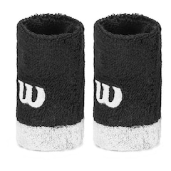 Par de Munhequeira Wilson Wristband Duplo Color Longa - Foto 1