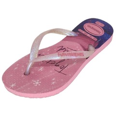 Chinelo Havaianas Slim Princess Frozen - Infantil - Foto 3