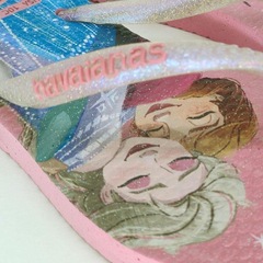 Chinelo Havaianas Slim Princess Frozen - Infantil - Foto 4