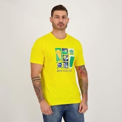 Camiseta Futfanatics HQ Brasil - Masculina - Foto 3