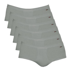 Kit Cuecas Zorba Slip Linea com 6 Peças - Adulto - Foto 1