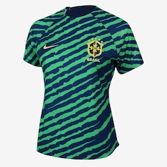 Camiseta do Brasil Nike Pré-Jogo - Feminina - Foto 1