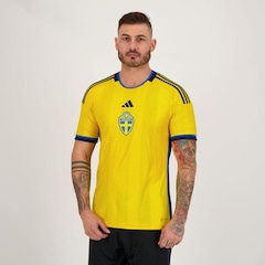 Camisa adidas Suécia Home 2022 - Masculina - Foto 2