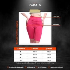 Kit de Bermudas Legging Rony Versátil Short Academia Cintura Alta com 2 Unidades - Feminina - Foto 6