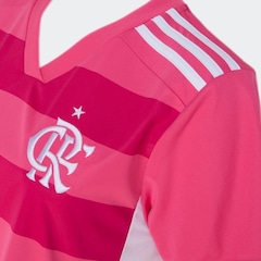Camisa do Flamengo 22 adidas Outubro Rosa - Feminina - Foto 8