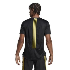 Camiseta adidas Treino Aeroready Hiit Back 3-Stripes - Masculina - Foto 2