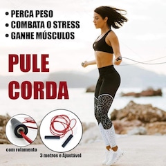 Kit de Cordas de Pular Spank Regulável com Rolamento - 4 Unds - Foto 5