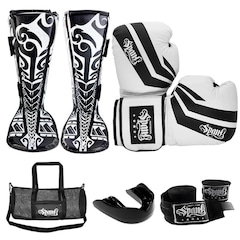 Kit de Muay Thai Spank CONFY Kickboxing com Bolsa - Adulto - Foto 1