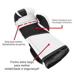 Kit de Muay Thai Spank CONFY Kickboxing com Bolsa - Adulto - Foto 4