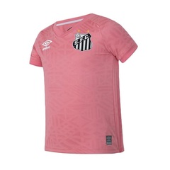 Camisa Umbro Santos Outubro 2022 - Infantil - Foto 2