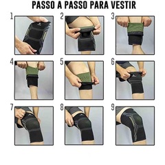 Joelheira de Compressão Alasca Sense Alívio de Dor no Joelho - Adulto - Foto 4