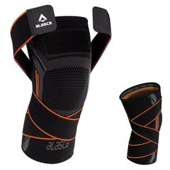 Joelheira de Compressão Alasca Sense 3.0 com Faixa Ajustável - Adulto - Foto 1