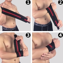 Munhequeira Sml Twister Ajustável - Adulto - Foto 6