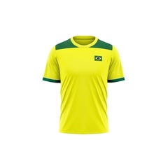 Camisa Brasil Torcida Copa Braziline - Infantil - Foto 1