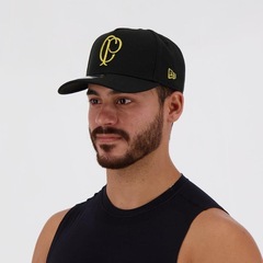 Boné Aba Curva New Era Corinthians 940 II - Snapback - Adulto - Foto 5