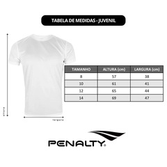 Kit De Uniforme Penalty: Camisa + Calção - Infantil - Foto 4