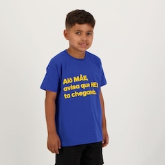 Camiseta Futfanatics Brasil Alo Mãe - Infantil - Foto 4