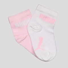 Meia Cano Baixo Puma - 2 Pares - Infantil - Foto 1