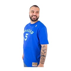Camiseta Mitchell & Ness NBA Hardwood Classics Dallas Mavericks Jason Kidd - Masculina - Foto 3